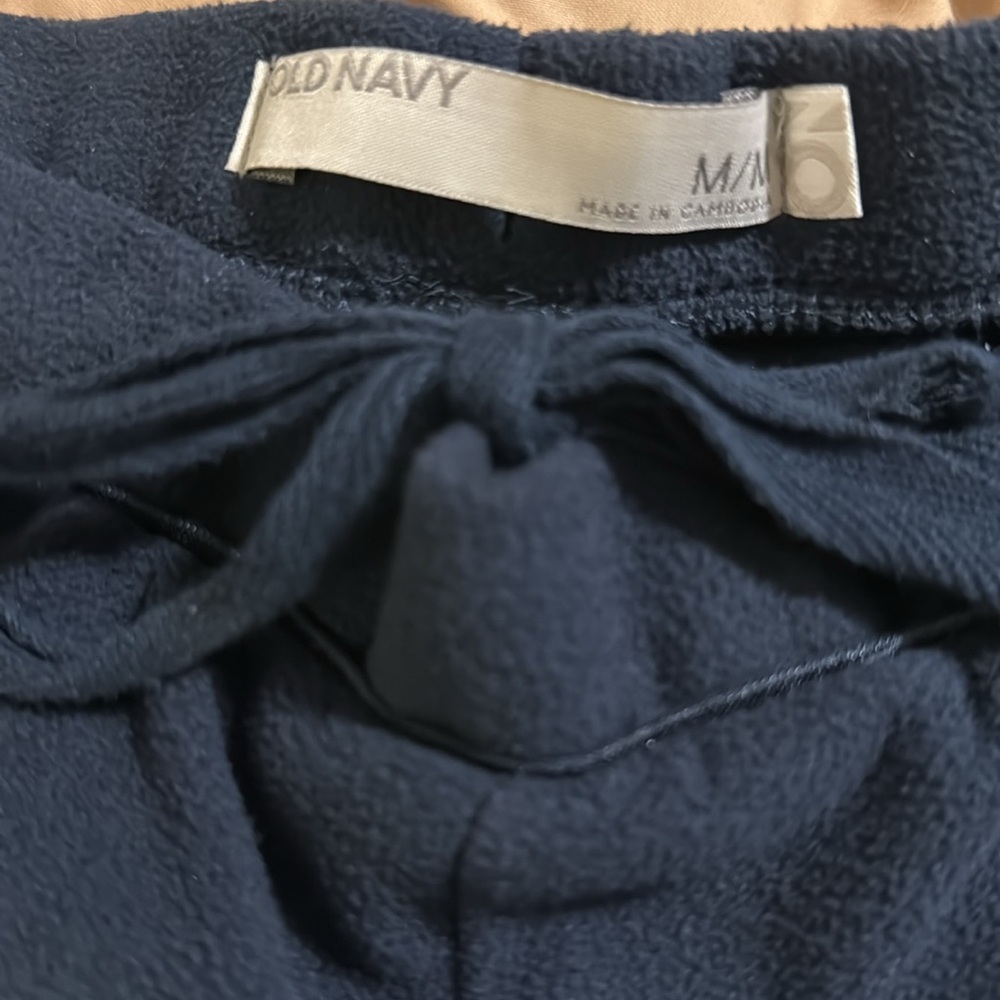Old Navy Fleece Sweatpants Navy Size Medium - Picture 7 of 13